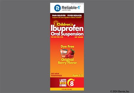 Children's Ibuprofen 100mg/5mL Suspension (Berry)