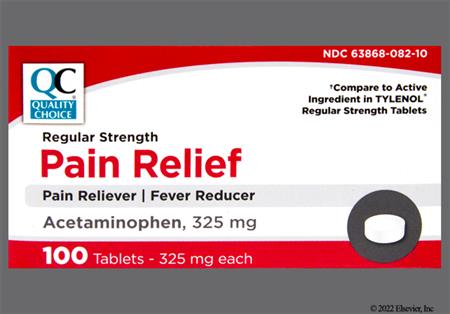 Quality Choice Pain Relief 325mg Regular-Strength Tablet