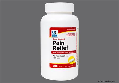 Quality Choice Pain Relief 500mg Extra-Strength Caplet