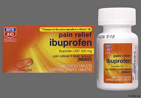 RITE AID Ibuprofen Pain Relief 200mg Caplet