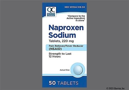 Quality Choice Naproxen Sodium 220mg Tablet package photo