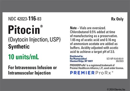 Pitocin 10unit/mL Solution for Injection (PREMIER ProRx) package photo