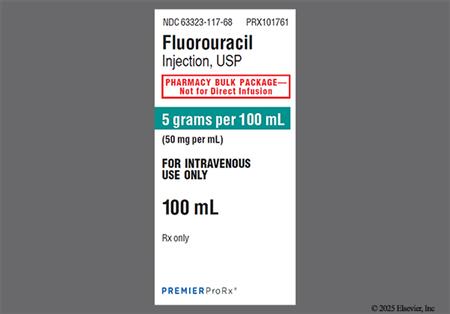 Fluorouracil 5g/100ml Bulk Solution for Injection (PREMIER ProRx) package photo