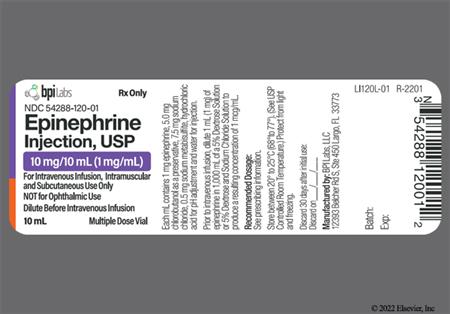 Epinephrine 10mg/10mL Solution for Injection package photo