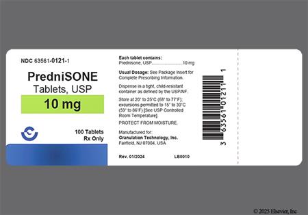 Prednisone 10mg Tablet package photo