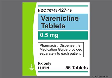 Varenicline 0.5mg Tablet package photo