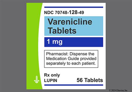 Varenicline 1mg Tablet package photo