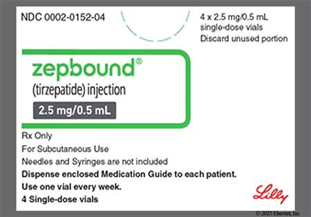 Zepbound 2.5mg/0.5mL Solution for Injection package photo