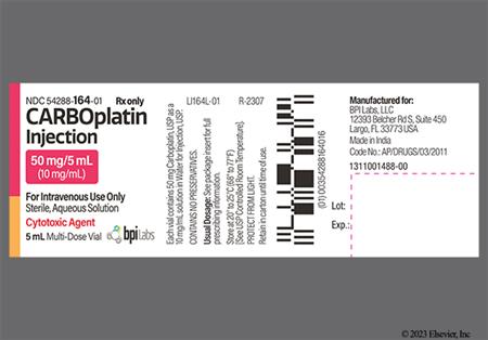 Carboplatin 50mg/5mL Solution for Injection package photo