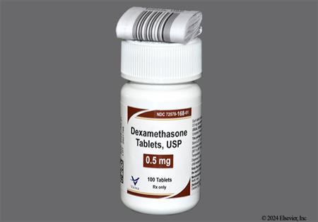 Dexamethasone 0.5mg Tablet package photo