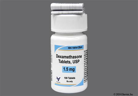 Dexamethasone 1.5mg Tablet package photo