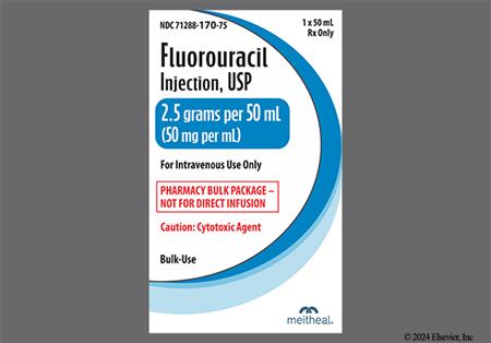 Fluorouracil 2.5g/50mL Bulk Solution for Injection package photo