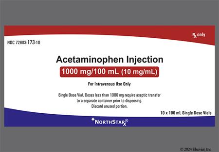 Acetaminophen 1000mg/100mL Solution for Injection