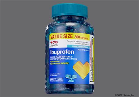 CVS Ibuprofen 200mg Liquid Filled Softgel