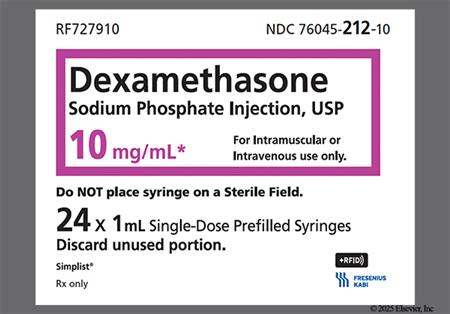 Simplist Dexamethasone Sodium Phosphate 10mg/mL +RFID Prefilled Syringe Solution for Injection package photo