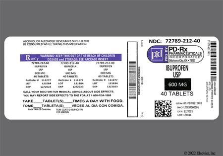 Ibuprofen 600mg Tablet package photo