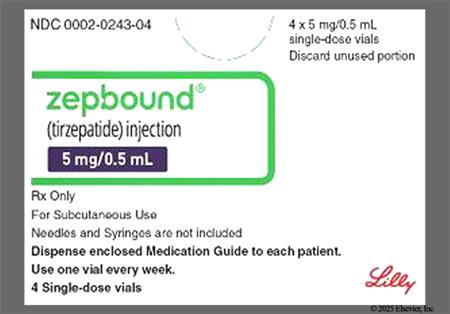 Zepbound 5mg/0.5mL Solution for Injection package photo