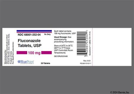 Fluconazole 100mg Tablet package photo