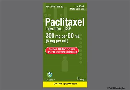 Paclitaxel 300mg/50mL Solution for Injection package photo