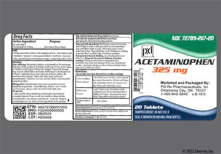 Acetaminophen 325mg Tablet package photo