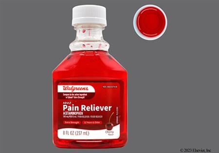 Walgreens Adult Pain Reliever 500mg/15mL Extra Strength Liquid