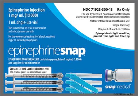 epinephrinesnap Epinephrine 1:1,000 1mg/mL Convenience Kit package photo