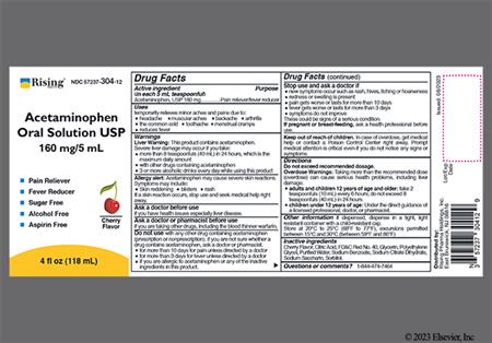 Acetaminophen 160mg/5mL Solution