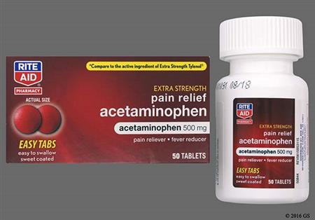RITE AID Pain Relief Extra Strength 500mg Easy Tab Tablet
