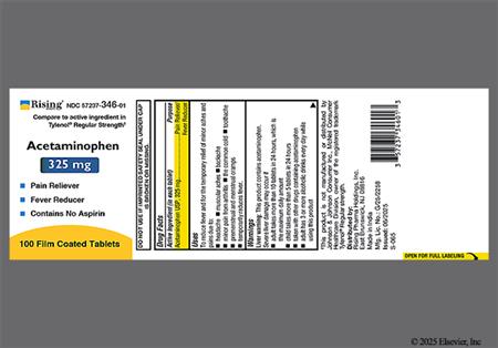 Acetaminophen 325mg Tablet