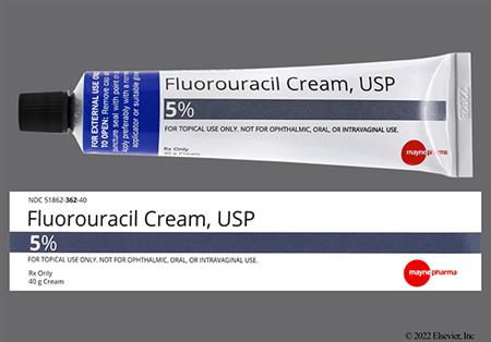 Fluorouracil 5% Topical Cream package photo