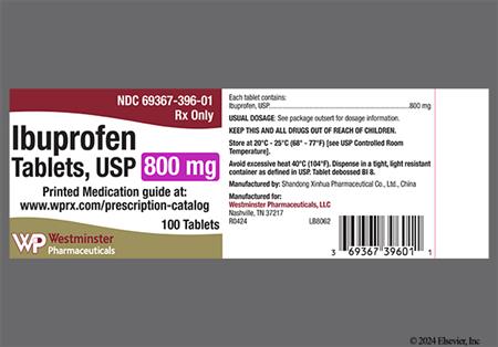 Ibuprofen 800mg Tablet package photo