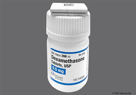 Dexamethasone 0.5mg Tablet package photo