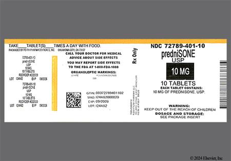 Prednisone 10mg Tablet package photo