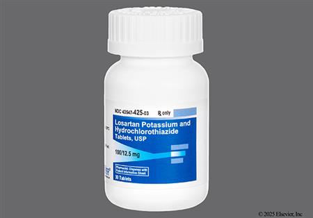 Losartan Potassium/Hydrochlorothiazide 100mg-12.5mg Tablet package photo