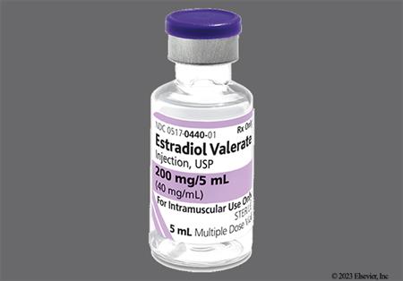 Estradiol Valerate 200mg/5mL in Oil for Injection package photo
