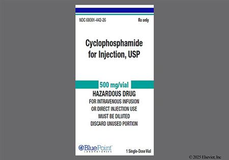 Cyclophosphamide 500mg Powder for Injection package photo