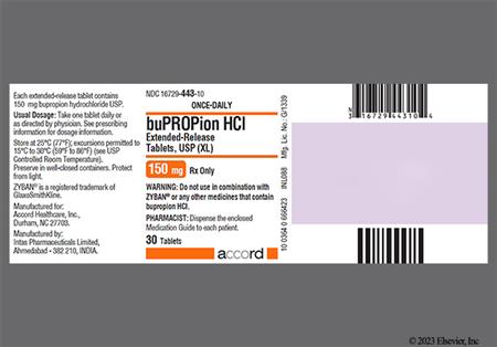 Bupropion Hydrochloride 150mg Extended-Release (XL) Tablet package photo