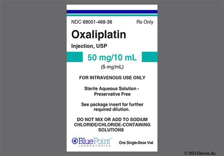 Oxaliplatin 50mg/10mL Solution for Injection package photo