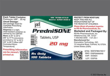 Prednisone 20mg Tablet package photo