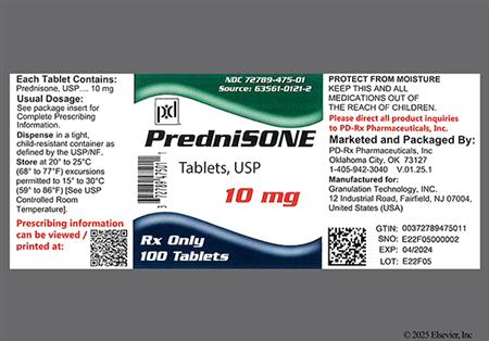 Prednisone 10mg Tablet package photo