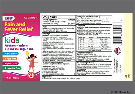 Kids Pain and Fever Relief 160mg/5mL Liquid (Cherry)