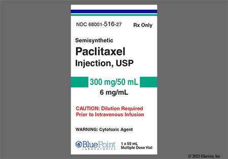Paclitaxel 300mg/50mL Solution for Injection package photo