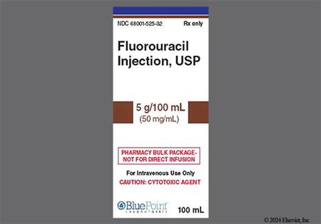 Fluorouracil 5g/100mL Bulk Solution for Injection package photo