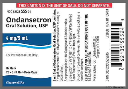 Ondansetron Hydrochloride 4mg/5mL Solution package photo