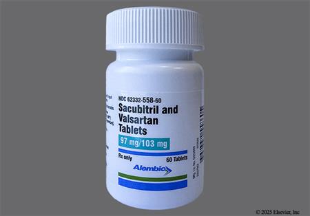 Sacubitril/Valsartan 97mg-103mg Tablet package photo