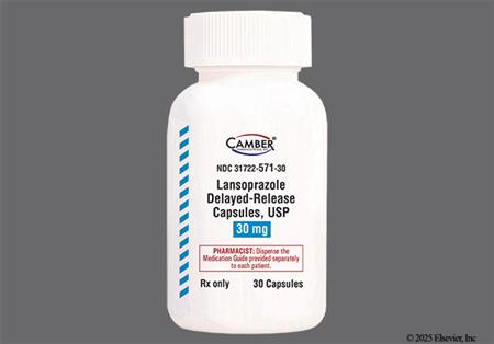 Lansoprazole 30mg Delayed-Release Capsule package photo