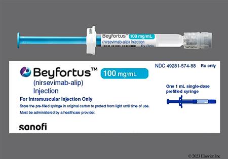 Beyfortus 100mg/mL Solution for Injection package photo