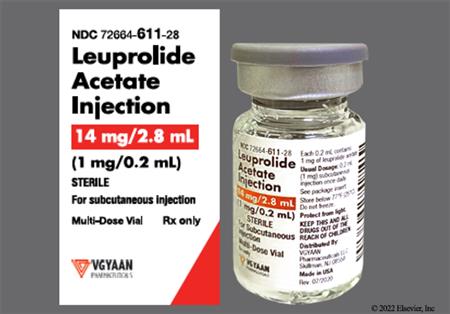 Leuprolide Acetate 1mg/0.2mL Solution for Injection package photo