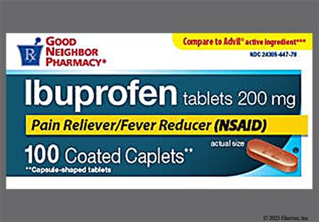 GNP Ibuprofen 200mg Caplet package photo