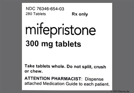 Mifepristone 300mg Tablet package photo